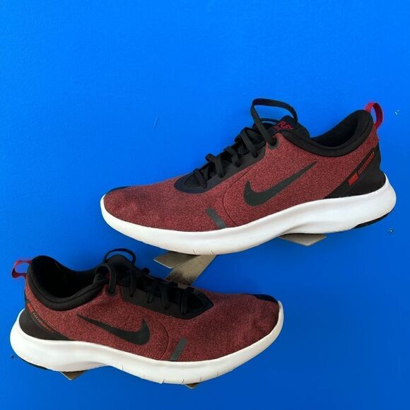 Nike Flex Experience RN8 Black Red Running Shoes Sneakers AJ5900-001 Men's 11.5 - Picture 3 of 6